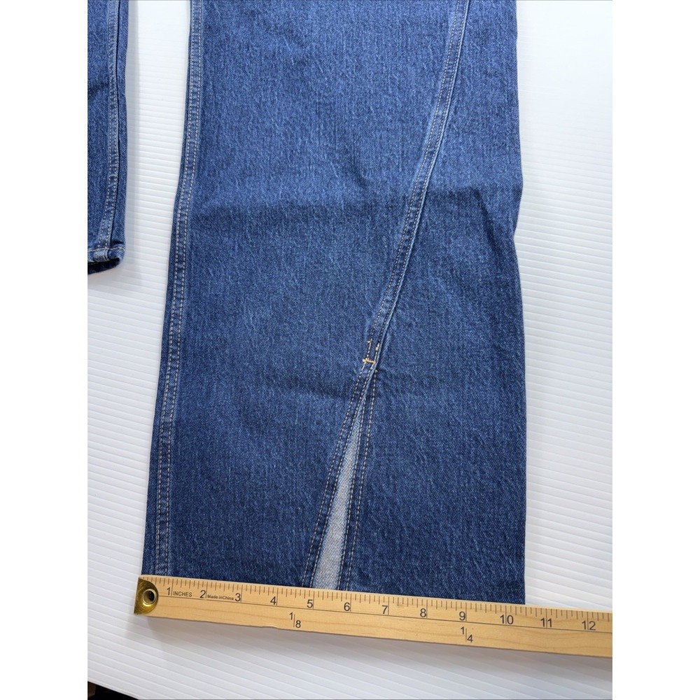 NWT Abercrombie & Fitch The 90s Relaxed High Rise Denim Jeans 33 Short - Picture 3 of 9